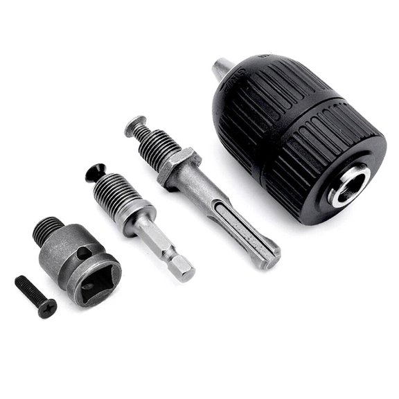MOMOJIA Durable Drill Chuck Screwdriver Converter Tool Easy to Snap into the Power Tool Easy to Snap into the Power Tool