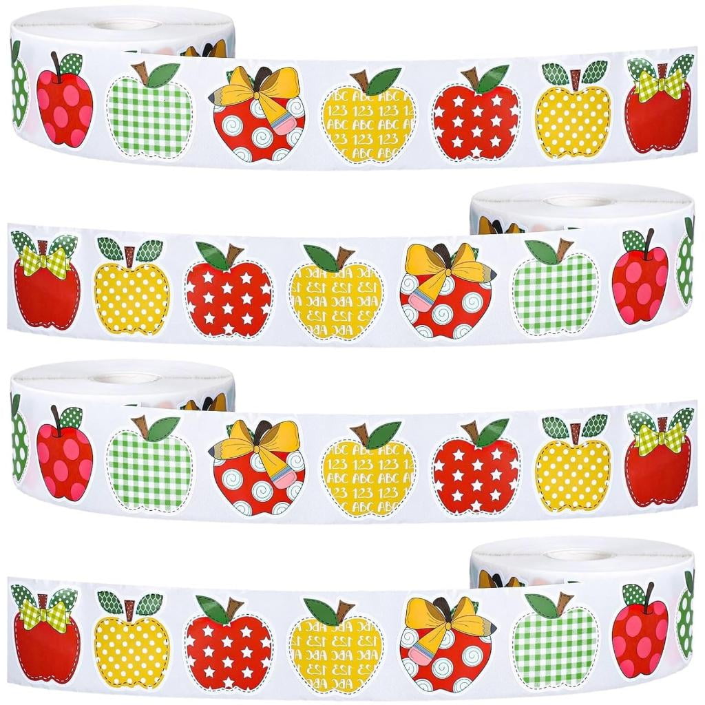 MOMOJIA 500Pcs Expression Sticker Roll Set for Educational Toys and Art Supplies