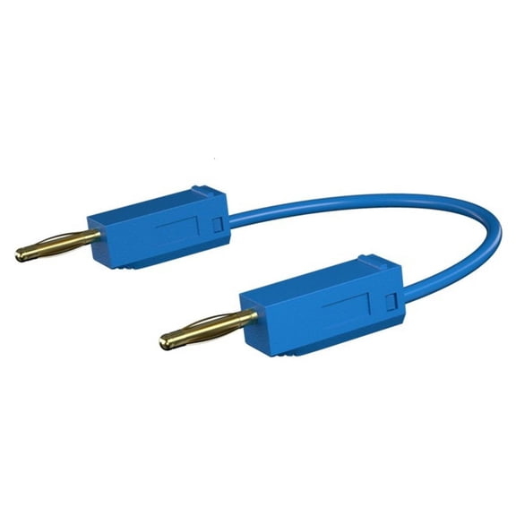 MOMOJIA 50cm/100cm Stackable Banana Plug Wire Test Cable Leads Banana to Banana Plug Test Leads Jumper Wire Electrical Test Cable