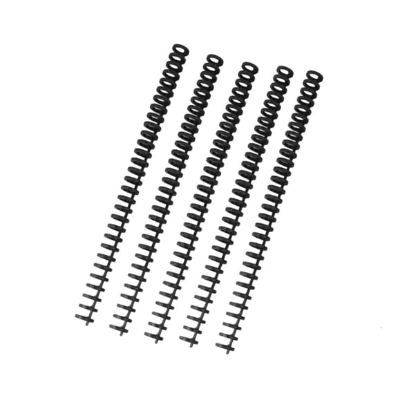 MOMOJIA 5Pcs 12mm Binding Comb 30 Rings Binding Coils Cuttable Plastic Binder Spines