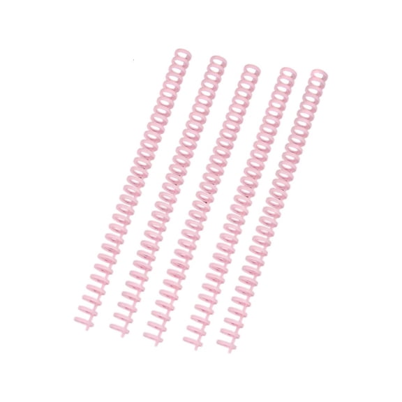 MOMOJIA 5Pcs 12mm Binding Comb 30 Rings Binding Coils Cuttable Plastic Binder Spines