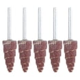thumbnail image 1 of MOMOJIA 5Pcs Cone Shape Abrasive Sandpaper Deburring Sanding Polishing Flap Wheel for Metal and Non Metallic Grinding Polishing, 1 of 20