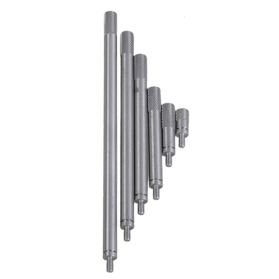 MOMOJIA 5pcs/6pcs 5mm Diameter Extension Rod Digital Indicator Extend Rod for Indicator Extension Stem Rod Set