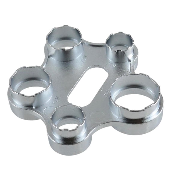 MOMOJIA 6-in-1 Water Flows Aerators Spanner Faucet Bubblers Wrench Plumber Hand Tool