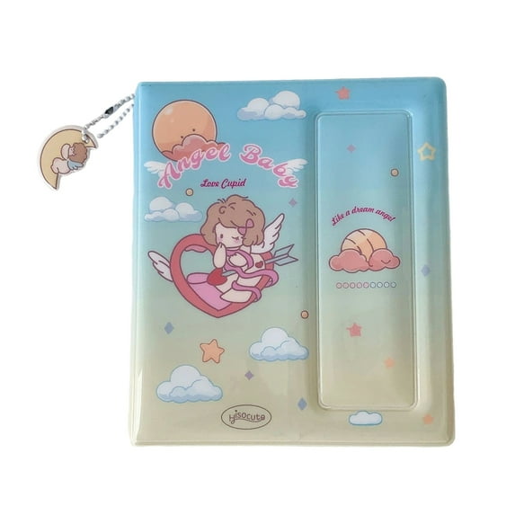MOMOJIA 6Inch Photo Album Card Organiser 20 Pockets Photo Card Folder Photocard Collection Album for Sticker Note Paper Picture