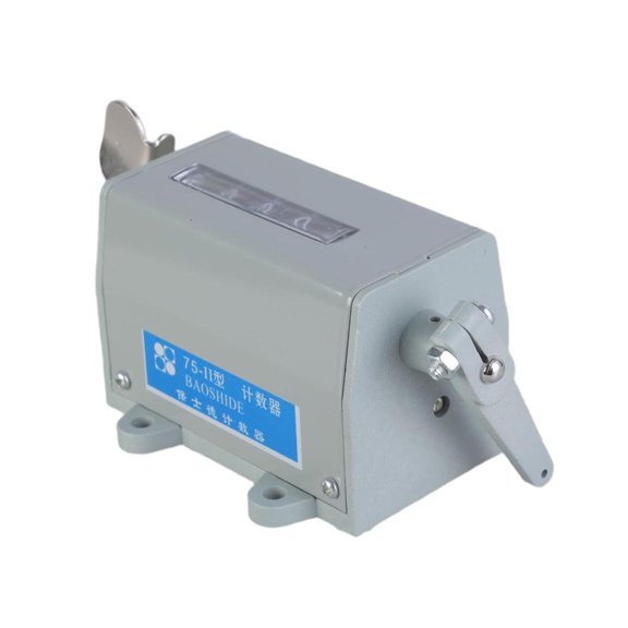 MOMOJIA 75-I/75-II Pull/Rotary Counter 5 Digits Mechanical Resettable Counter Pull Counter Machine Tool