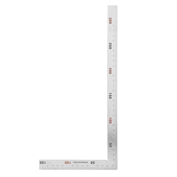 MOMOJIA 90 Degree Framing Square Ruler Right Angles Ruler Measuring Ruler Layout Tool