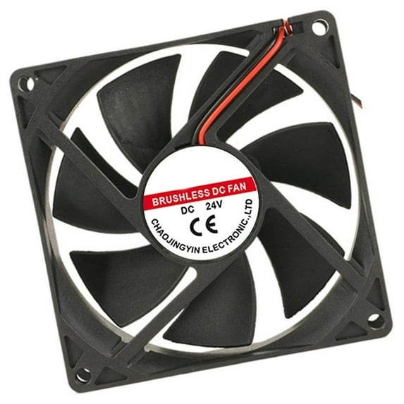 MOMOJIA 9225 Computer Cooling Fan 92mm Low Noise Design ABS High Airflow Solution 5/12/24V for 3D Printers and Server Racks