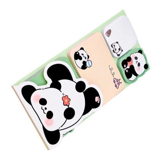 MOMOJIA AdhesiveAn1ma1Theme Writing Pad Multipurpose Paper Cartoon Shape Stick Pad