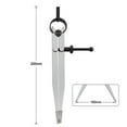 thumbnail image 1 of MOMOJIA Adjustable Compass Creaser DIY Rotating Line Scribing Gauge Caliper Tool, 1 of 10