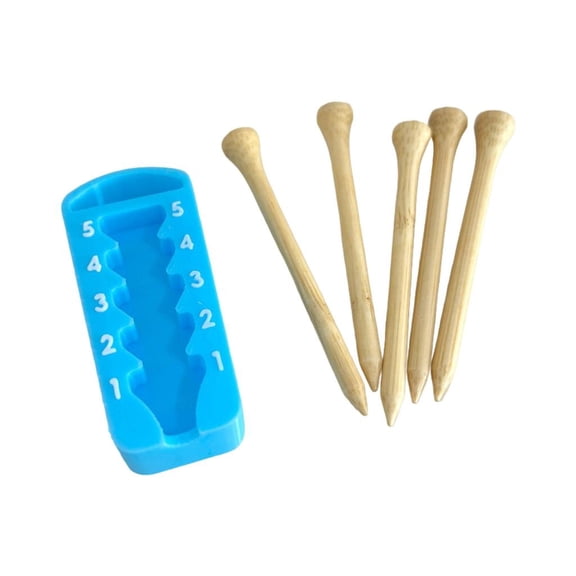 MOMOJIA Adjustable Golf Tees Height Regulator 5 Precisions Setting Enhances Swing Accuracy Golf Practice Accessory