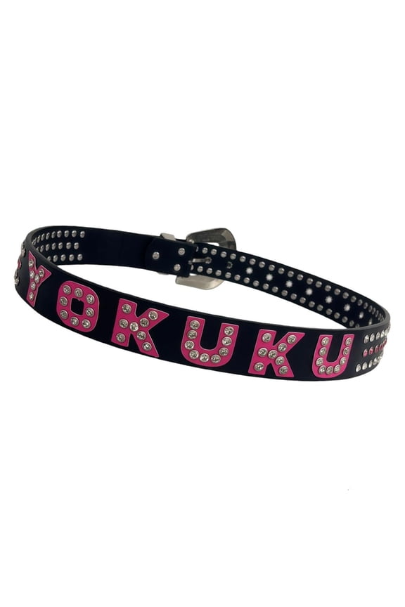 Adjustable Waist Strap With Glittering Letter Accent Stylish Gift Waist Decoration For Teens And Adults