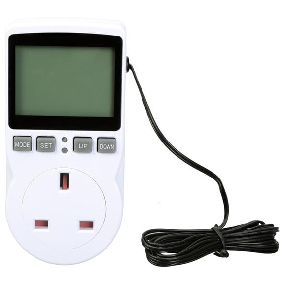 MOMOJIA Advanced Digital Thermostat Plug In Temperature Controller For Heating & Cooling