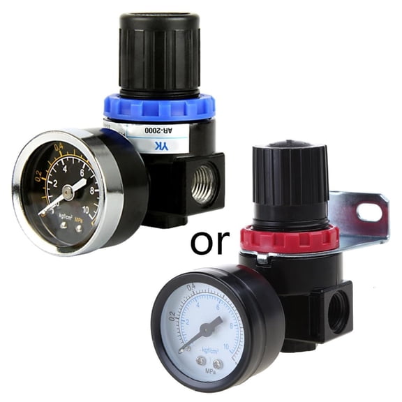MOMOJIA AR2000 BR3000 BR4000 G1/4'' Pneumatic Air Pressure Regulator Air Treatment-Units