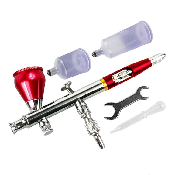 MOMOJIA Airbrush with Adjustable Sprays Ranges Comprehensive Airbrush set for Crafts Art