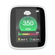 MOMOJIA Indoor CO2 Meter 400-5000ppm Air Quality Monitor CO2 Monitor Tester Indoor Air Quality Sensor CO2 Detector