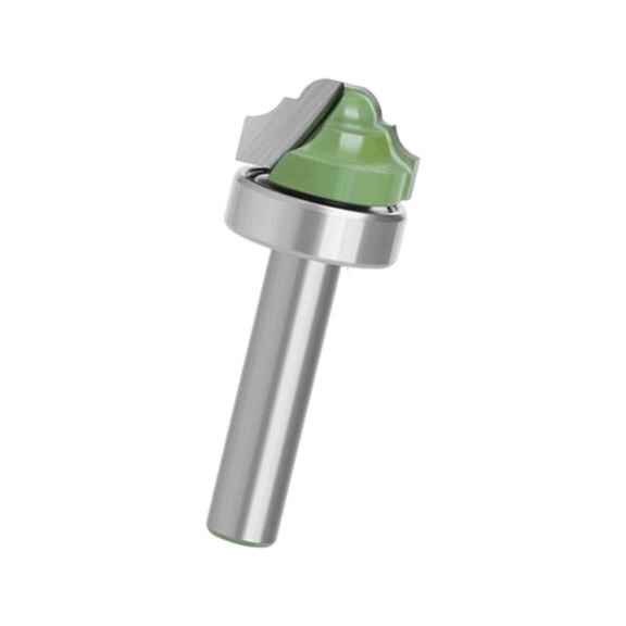 MOMOJIA Alloy Router Bit 8mm Shank Collection Including Flat Ballnose V Shaped Cutters for Woodcraft Projects