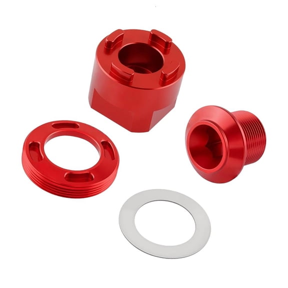 MOMOJIA Aluminum Alloy Crank Side Cap Removal Tool Direct Mount Chainring Bolt Tool Cycle Repair Bike Crank Arm Wrench