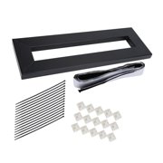 MOMOJIA Aluminum Alloy Guitar Pedal Board Thin Light Weight Design For Effect Pedals Ideal Gifts For Guitar Player Compacts