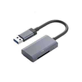 MOMOJIA Aluminum Alloy USB3.0 Card Reader Double Slot for TF and Cards