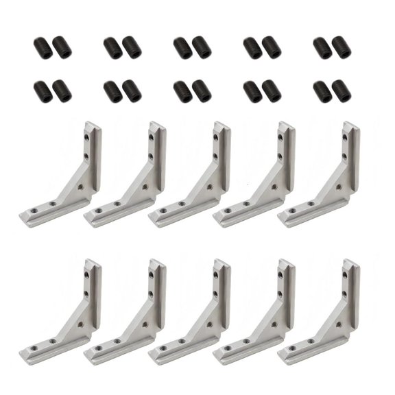 MOMOJIA Aluminum Door Frame Angles Brackets Multipurpose Structural Reinforcement Part