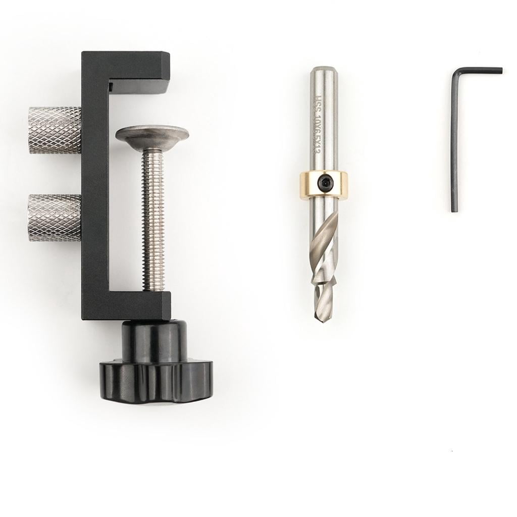 MOMOJIA Aluminum Extrusion Drilling Aid Tool Drill Guide Access Hole Drill Jig For 20 30 40 Series European Standard