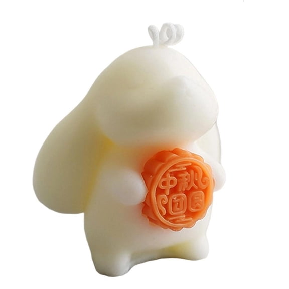 MOMOJIA Artistic Rabbit Design Aromatherapies Candle With Paraffin Wax Moon Festival Decoration