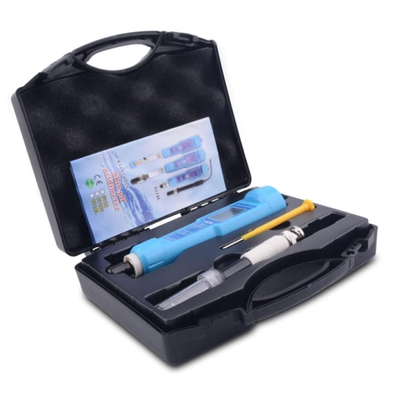 MOMOJIA Auto Calibrating Acidity Meter Pen Water Soil Analysis For Home Outdoor Digital Display Drinking Water Tester