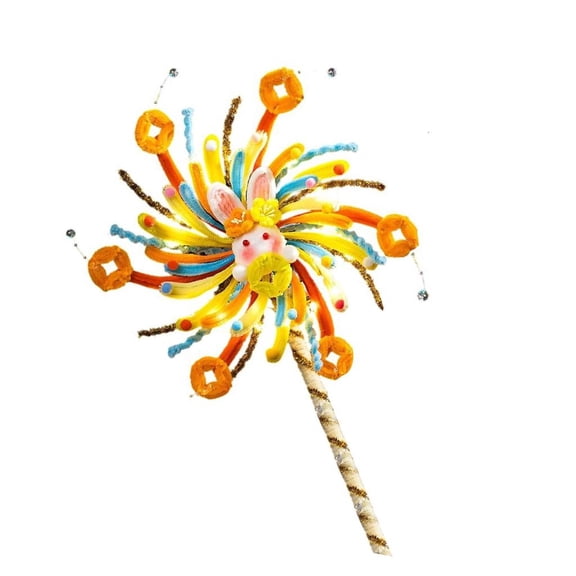MOMOJIA Autumn Festival DIY Lanterns Set With 360 Rotating Windmill Rabbit Design Child Safe Materials
