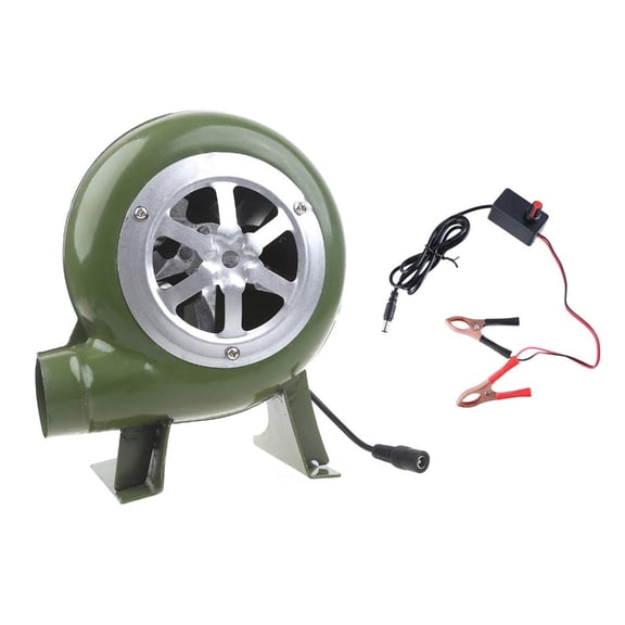 MOMOJIA BBQ Fan Air Blowers Electric Bentilator for Barbecue Outdoor Camping Air Blower