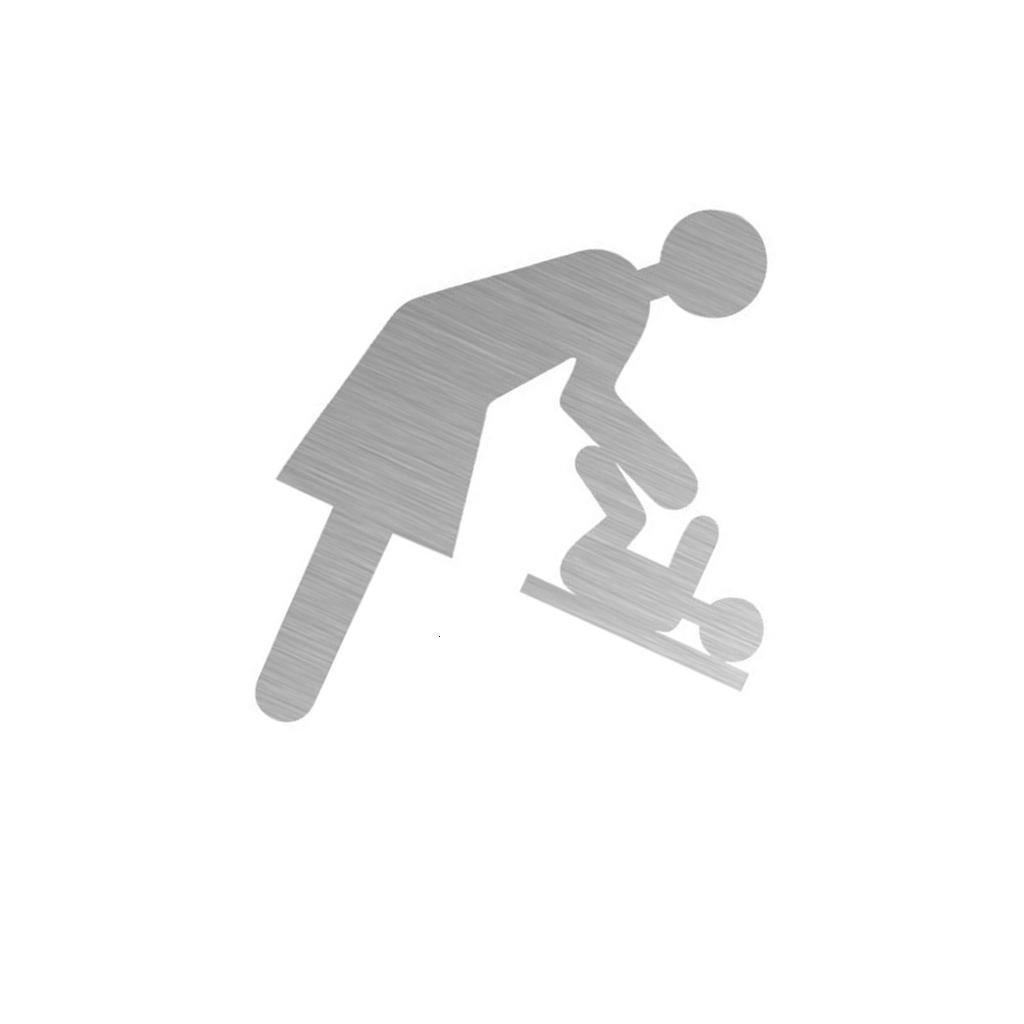 MOMOJIA Baby Changing Station Sign Restroom Sign for Business Bathroom ...