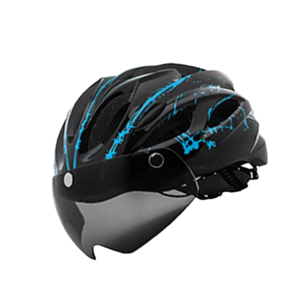 MOMOJIA Bicycles Helmets with LED Light & Goggles Cycling Helmets Comfortable Lining Breathable Cycling Helmets for Outdoor