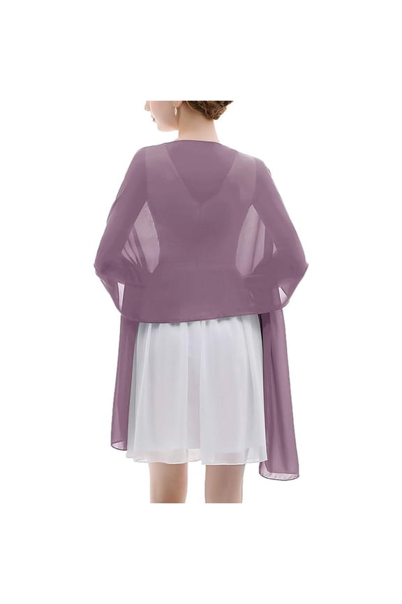 Bridal Shawl Evening Dresses Wedding Shawl Womens Soft Chiffon Shawl Flowing