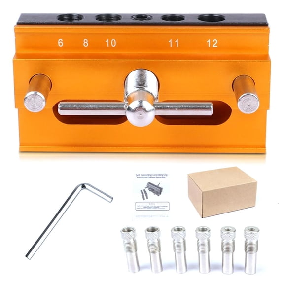 MOMOJIA Carpenter Corner Clamp Drill Bits Guide Locator Cabinet Furniture Hole Puncher