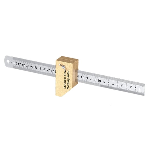 MOMOJIA Carpenter Layout Measuring Tool Multiple Scale Marking and Rustproof Stainless Steel for Workshop Use