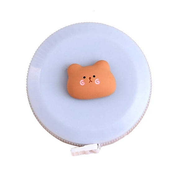 MOMOJIA Lightweight Tape Measure Retractable Mini Cartoon Measuring Tape for Body Sewing