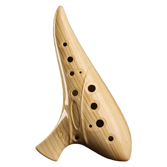 MOMOJIA Ceramic 12 Hole Ocarina Balanced Tone Quality Suitable for Aspiring Musicians
