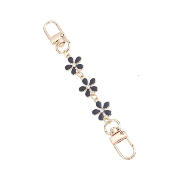 MOMOJIA Chic Floral Charm Necklace Extender Chain Reusable Alloy Component For Individualized Accessorizing