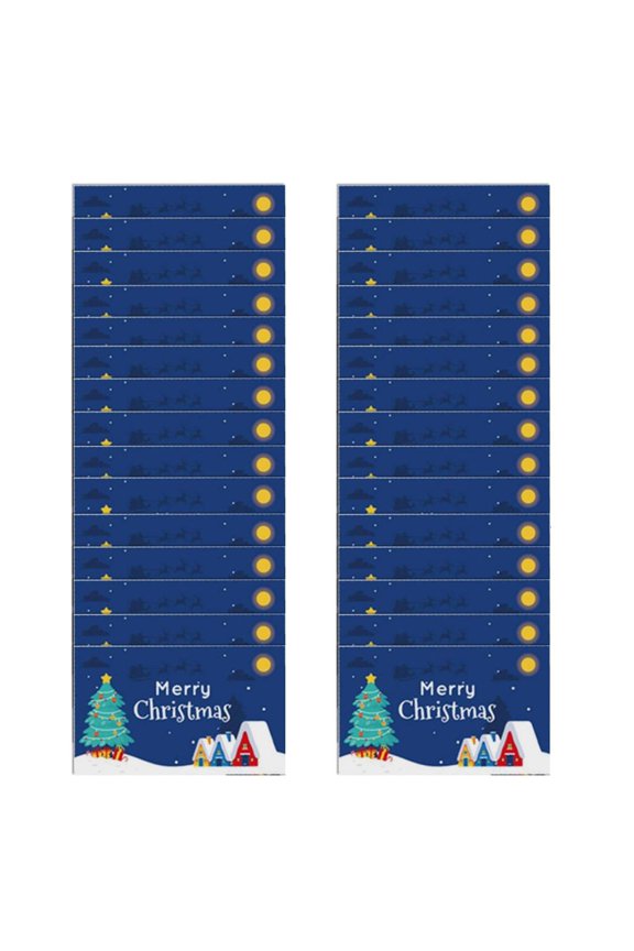 Christmas Scratch Off Gift Coupon Tickets for Christmas Birthday Wedding Supply