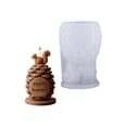 thumbnail image 1 of MOMOJIA Christmas Themed Silicone Candle Mold Heat Resistant Soap Casting Mould Perfect For Handmade Gift Creation, 1 of 8