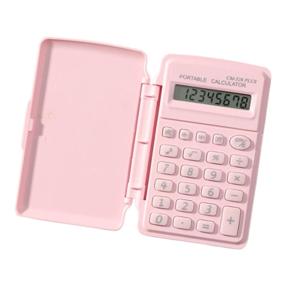 MOMOJIA Clamshell Scientific Calculator 8 Digit Small Size Multiple Soft Color Choice