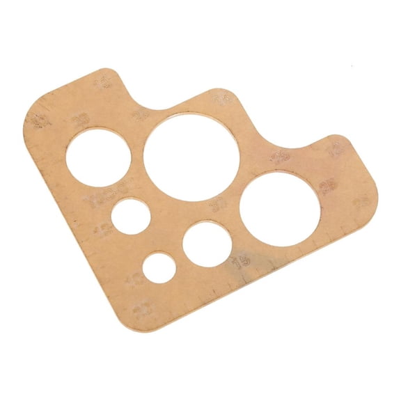 MOMOJIA Precision Acrylic Leatherworking Ruler with Smooth Edges and Rounded Corners