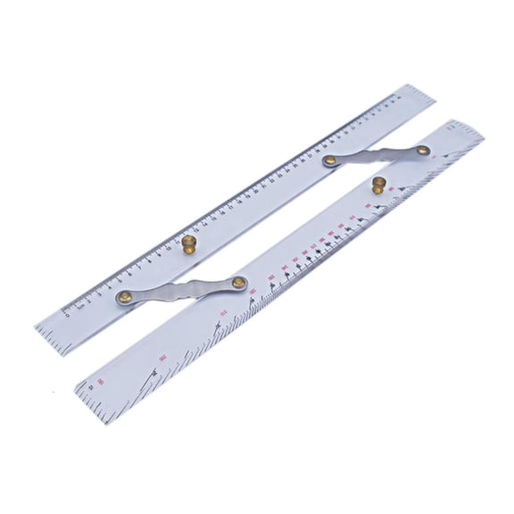 MOMOJIA Nautical Navigation Marine Parallel Ruler for-Boat Sea Chart Measuring Divider