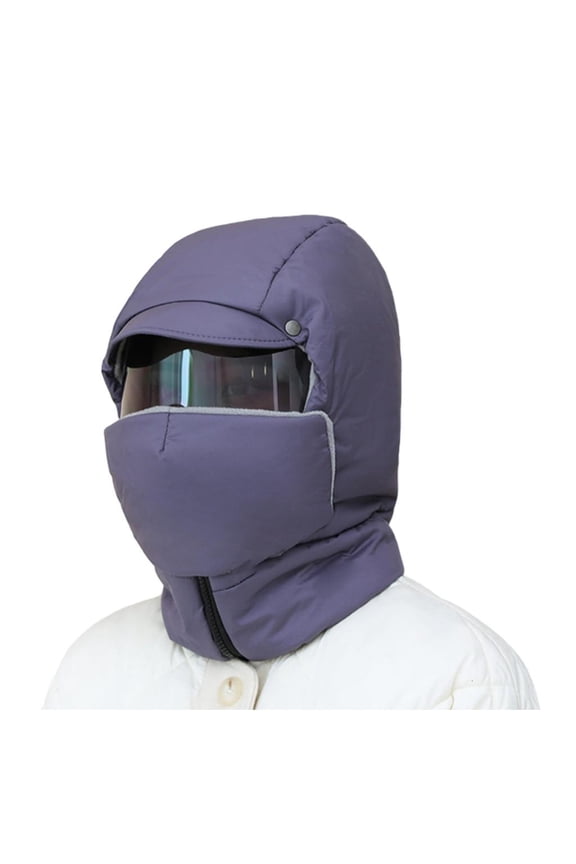 Cold Weather FaceMa--Full Coverage Integrated Windproofed Glasses For Outdoor Activity Skiing Hiking