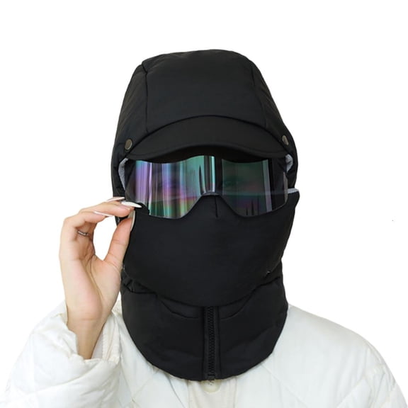 MOMOJIA Cold Weather FaceMa--Full Coverage Integrated Windproofed Glasses For Outdoor Activity Skiing Hiking