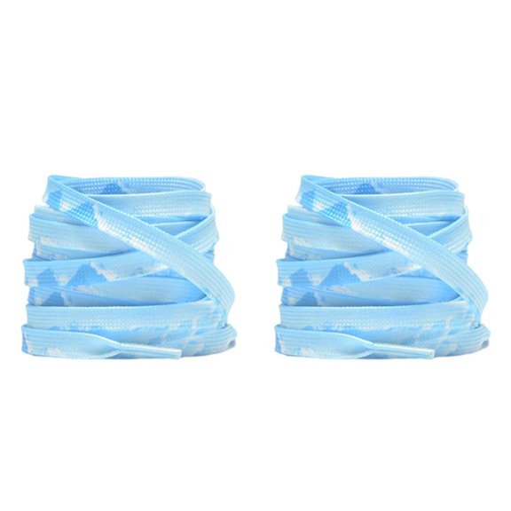 MOMOJIA Colorful Print Shoelace Anti Slip Flat Polyester Shoelaces Colorful Shoe Laces