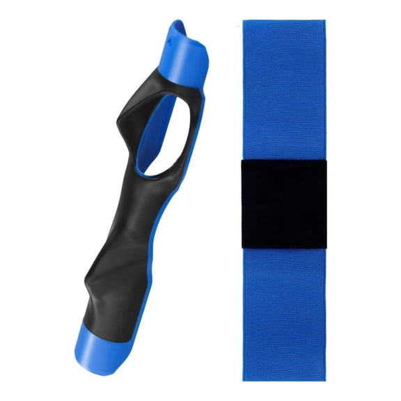 MOMOJIA Comfortable Golfing Hand Position Corrector For Upgraded Swing Accuracy Strong And Simple Handle Ideal For New And Experienced Users Blue