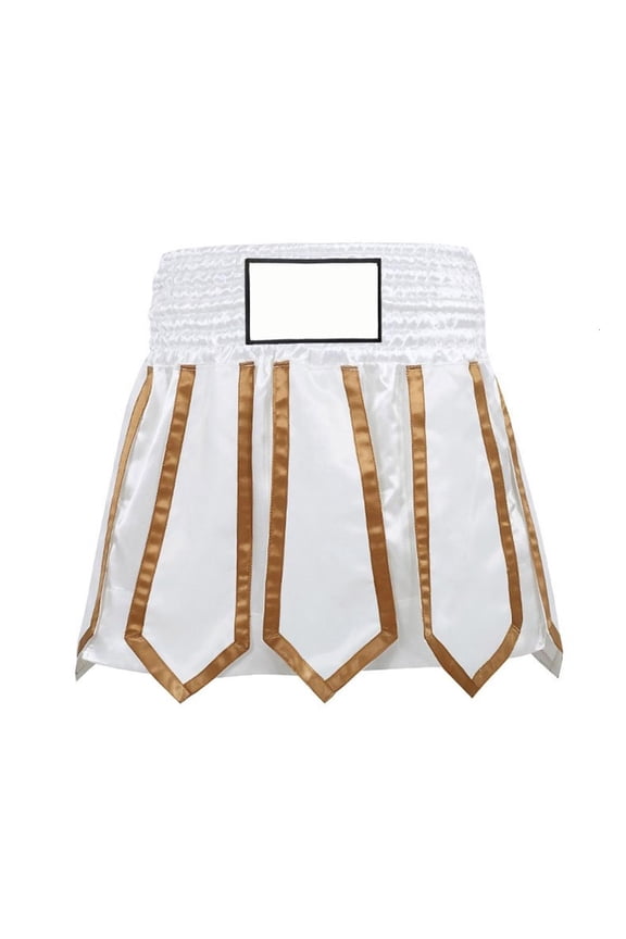 Comfortable Kickboxing Shorts Moisture Wicking Polyester Flexible Training Trunks For High Intensity Training