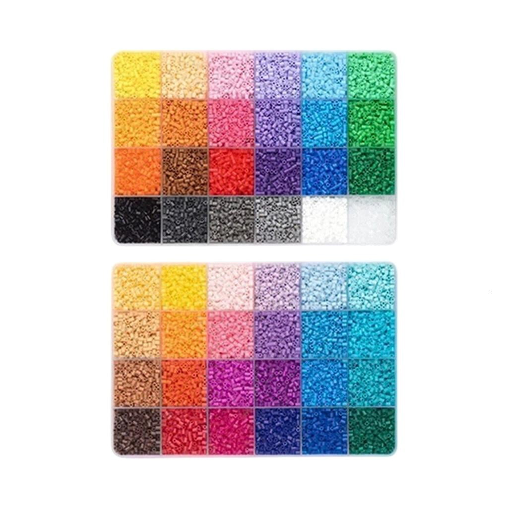 MOMOJIA Complete Beads Craft Set With Colorful Plastic Beads For Kids Adults Creative Projects