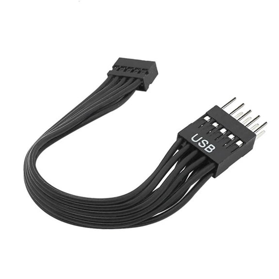 MOMOJIA Construction USB Extension Cable 9Pin Male to 10Pin Female for Internal Wiring